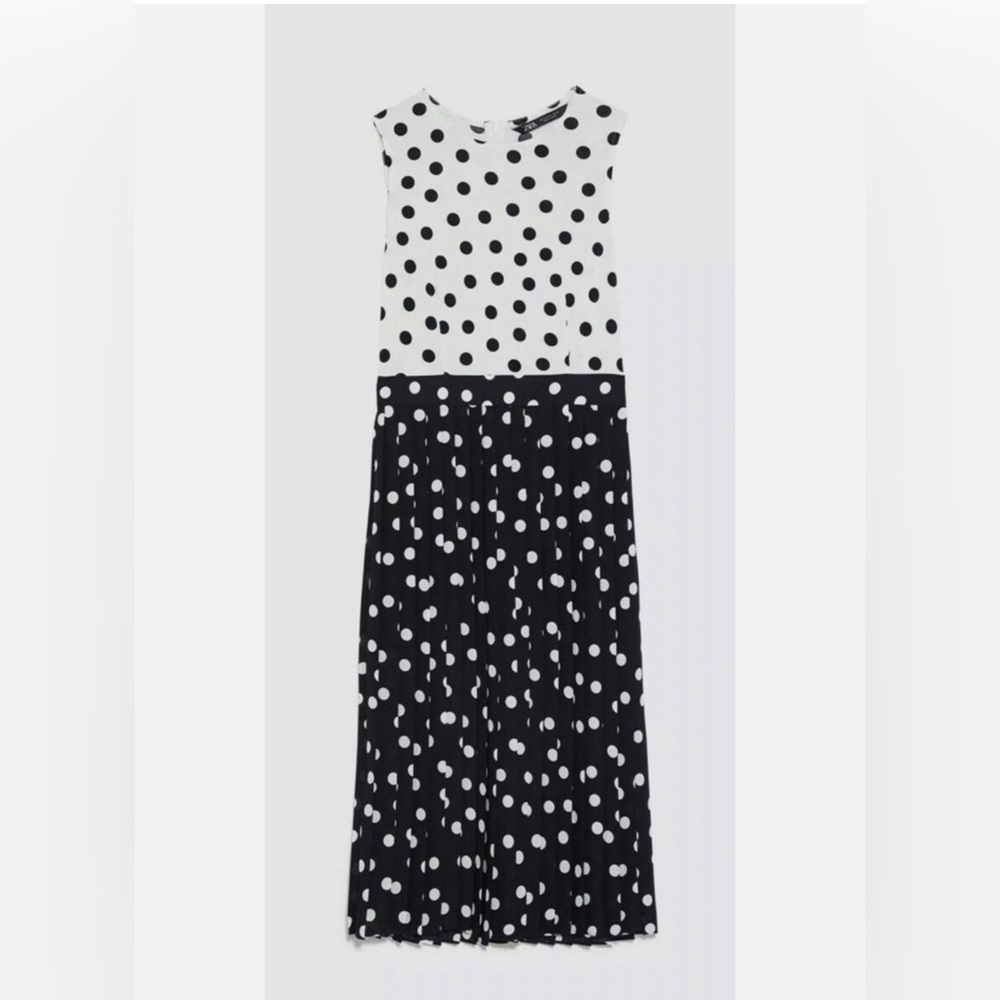 Zara new without tags polka dot dress xs - Picture 11 of 14